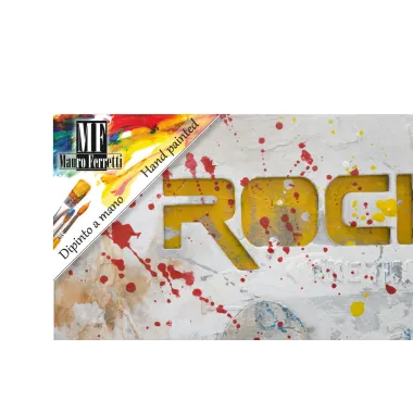 Obraz na Płótnie Rock N Roll 120x3x60 cm